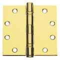 Global Door Controls 4.5 in W x 4.5 in H Brass CP4545BBNRPUS3-3